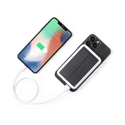 Solar Power Bank 8000 mAh White