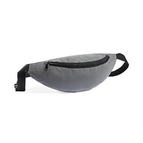 Reflective Polyester Waist Bag Grey