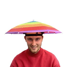 Head umbrella | Pride rainbow