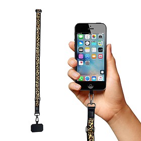 Yucka universal phone cord - Leopard print