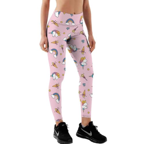 Yucka Festival Leggings with Unicorn Print