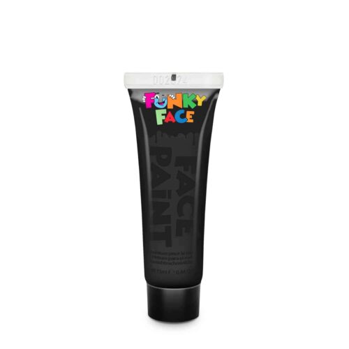 PaintGlow Funky Face Halloween Face & Body Paint Classic Colors - Black