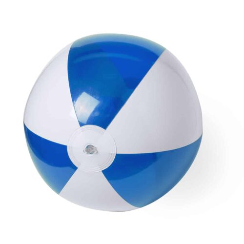 Striped Beach Ball Blue/White