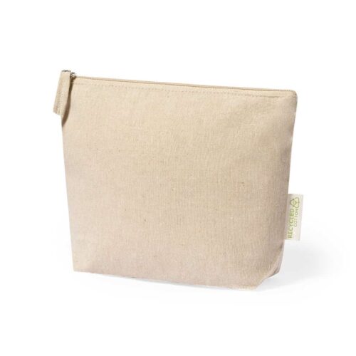 Toiletry Bag Recycled Cotton Natural
