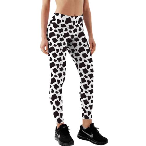Yucka Festival Legging with Cow Print