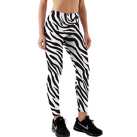 Yucka festival leggings with zebra print