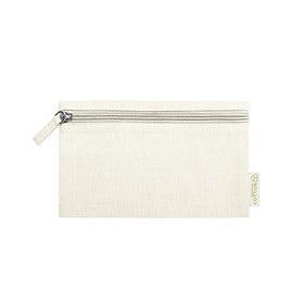 Toiletry Bag Recycled Cotton Beige