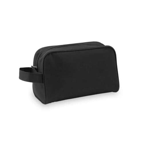 Toilet bag with handle polyester black