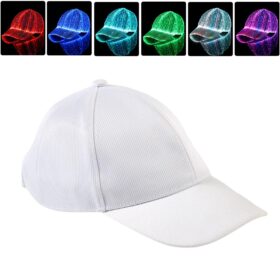 Glowing Cap - Baseball Cap - White