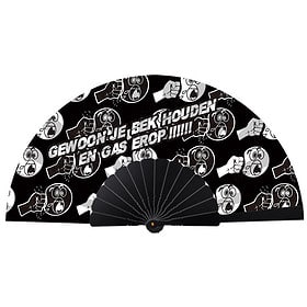 Deluxe Festival Hand Fan Just Shut Up and Step on It!