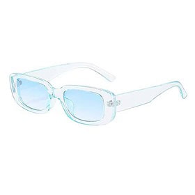 Classic Sunglasses Thick Frame - Transparent Blue