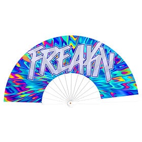 Deluxe Festival Hand Fan Freaky