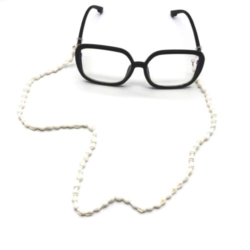 Glasses Cord White Shells