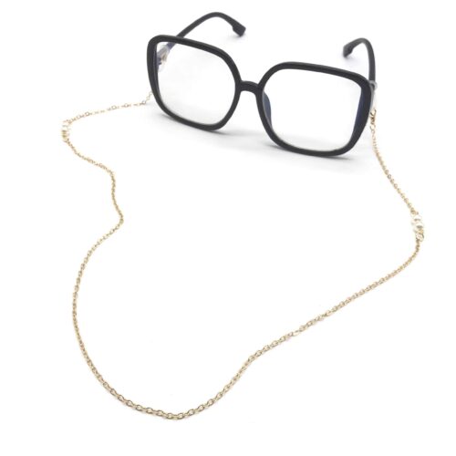 Eyeglass Cord Pearls Gold