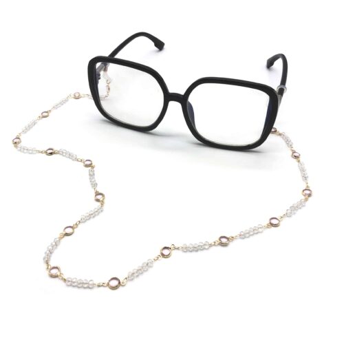 Glasses Cord Pink/Gold