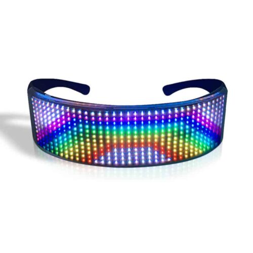 Shining Glasses Bluetooth LED glasses with storage pouch - micro USB
