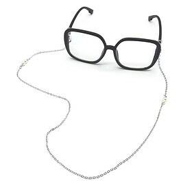 Spectacle Cord Pearls Silver