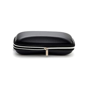Glasses Case with Zipper - Black