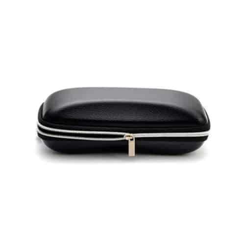 Glasses Case with Zipper - Black