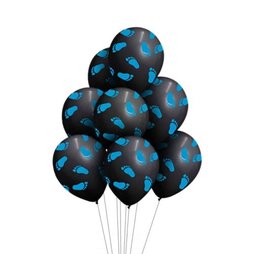 Balloons baby feet blue 8 pieces