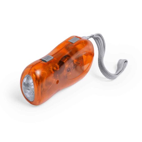 Squeeze Flashlight 3 LED Orange