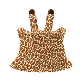 Yucka fisherman's hat giraffe with ears - 58 cm