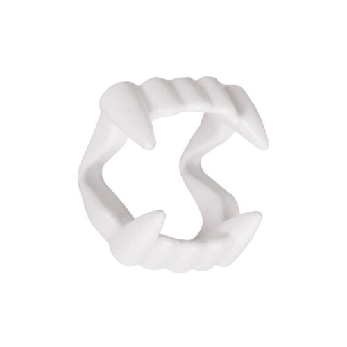 Halloween vampire teeth white