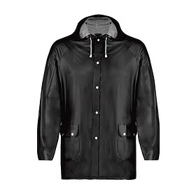Luxury Raincoat PVC Black - M/L
