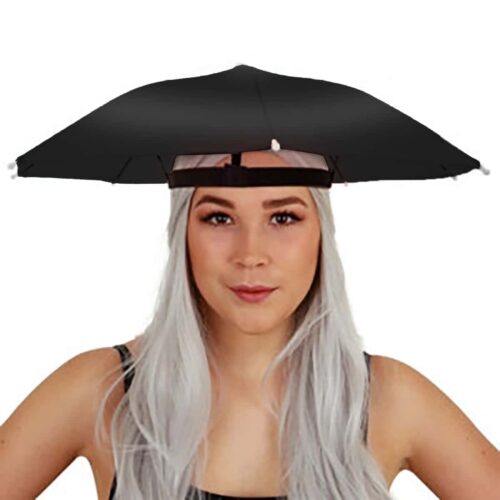 Head Umbrella Black