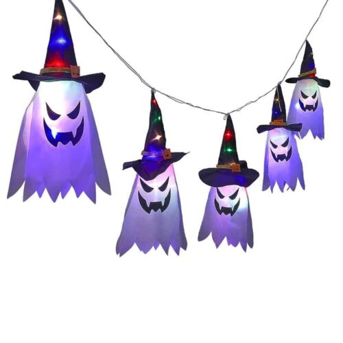 Halloween ghost light string 3.5 meters 5 LED multicolor
