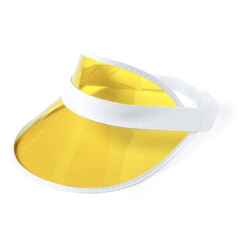 Adjustable Visor PVC Yellow