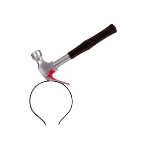 Halloween headband with hammer