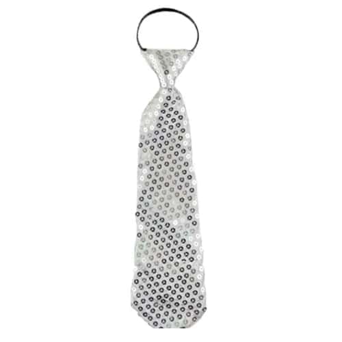 Glitter Tie Silver