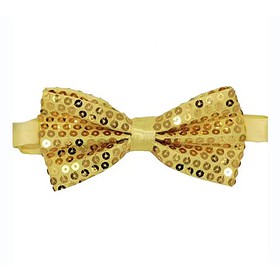 Gold bow tie