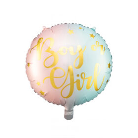 Foil Balloon Boy or Girl 35 cm