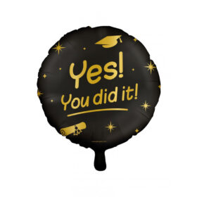 Foil Balloon Congratulations Yes! You did it! 45 cm