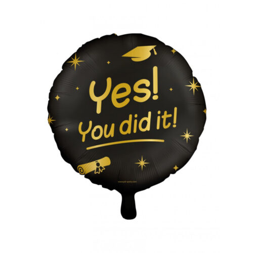 Foil Balloon Congratulations Yes! You did it! 45 cm