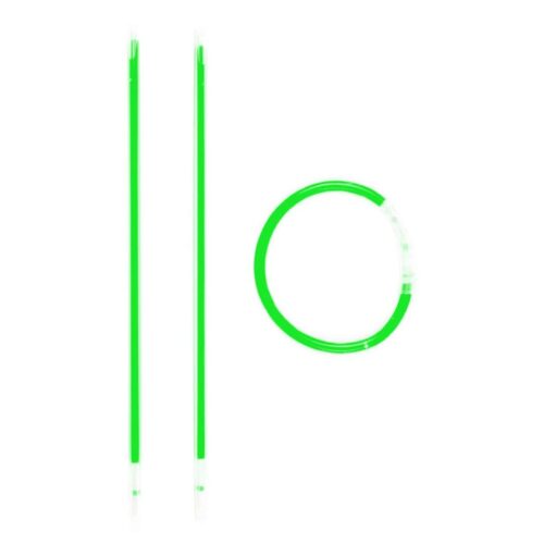 Glowsticks snap sticks - 100 pieces - Green