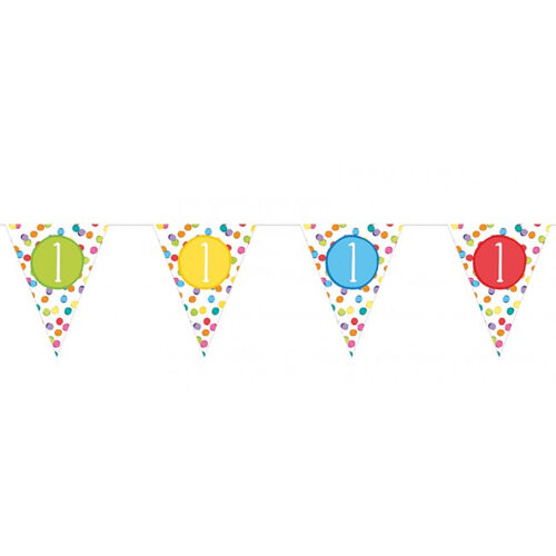 Bunting for 1 Year Confetti