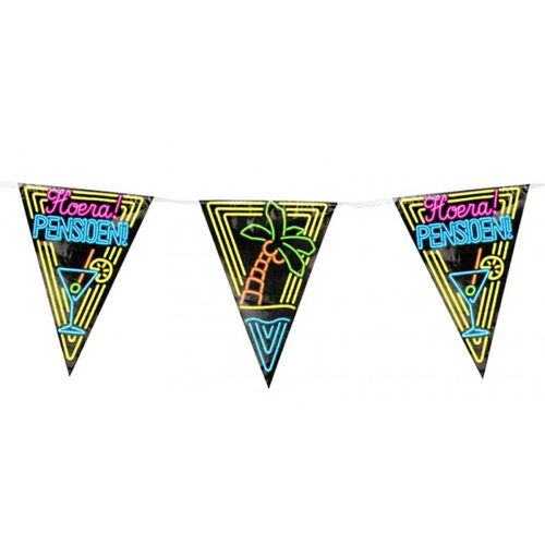 Pennant Line Retirement Neon