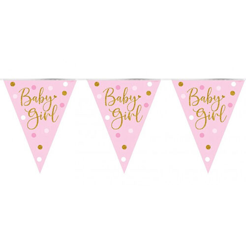 Flag Line Birth Girl