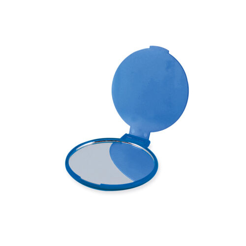Foldable pocket mirror blue