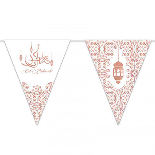 Flag Garland Eid Mubarak - Sugar Feast - Sacrifice Feast 6 meters