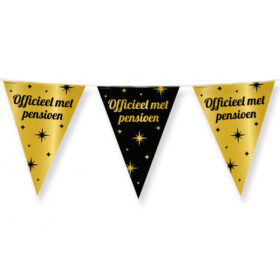 Pension Banner Black/Gold