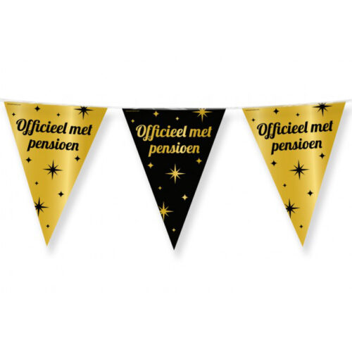 Pension Banner Black/Gold