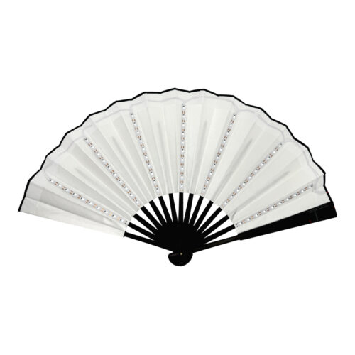 XXL large fan with LED lighting - Pink