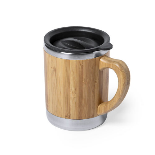 Thermo Mug Bamboo/Stainless Steel 300 ml Brown