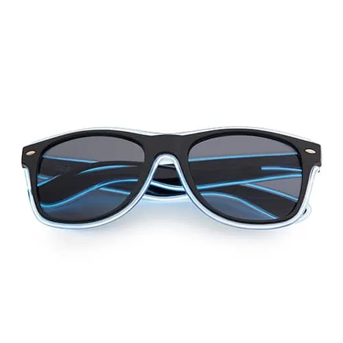 NEON sunglasses black - neon white