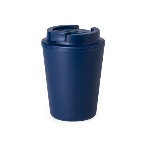 Double-walled thermos cup 300 ml blue