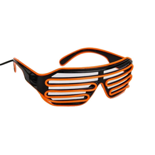 LED Shutter Glasses Orange